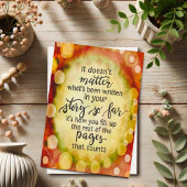 Hübscher Abstrakter Abschluss zu Ihrem Storys Karte