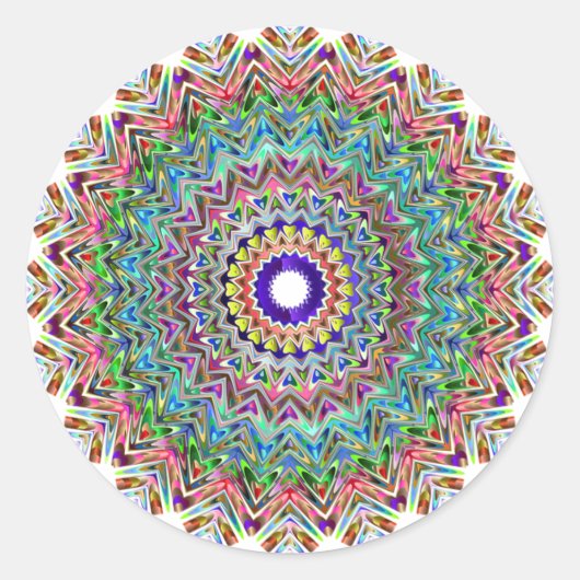 Hübscher Abstrakter Aufkleber (Vorderseite)