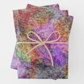 Hübscher Abstrakter Mix aus wirbelfarbenen Pastell Geschenkpapier Set (Beispiel)