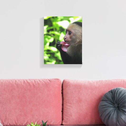 Hübscher Affe Leinwanddruck (Insitu (Wohnzimmer))