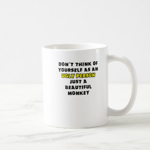Hübscher Affe Lustiger Becher Humor Kaffeetasse