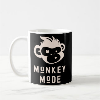 Hübscher Affenmodus Cooler Chimp Wildes Primat Tie Kaffeetasse