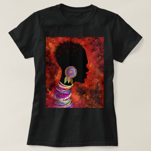 Hübscher afrikanischer T - Shirt (Design vorne)
