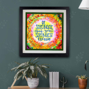 Hübscher als Entschuldigungen für Inspirivity Scho Poster