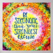 Hübscher als Entschuldigungen für Inspirivity Scho Poster (Vorne)