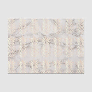 Hübscher Ananas-Ananasmarmor aus Kupfer-Rose Seidenpapier