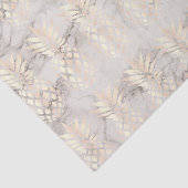 Hübscher Ananas-Ananasmarmor aus Kupfer-Rose Seidenpapier (Ausschnitt)