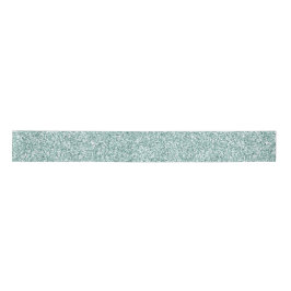 Hübscher Aqua Mint Glitzy Glitzer Satinband