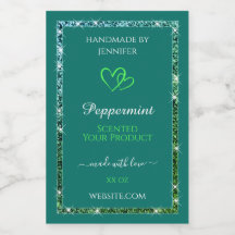 Hübscher, Aquamariner, leuchtender Glitzer Sparkle