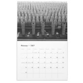 Hübscher B&W Foto-Kalender - Kelly-Wein Kalender (Feb 2027)