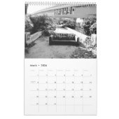 Hübscher B&W Foto-Kalender - Kelly-Wein Kalender (Mär 2026)