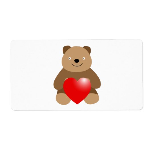 Hübscher Bär mit Herz (Vorne)