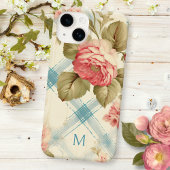Hübscher Bauernhof Rustikale Monogramm Rosen Case-Mate iPhone Hülle