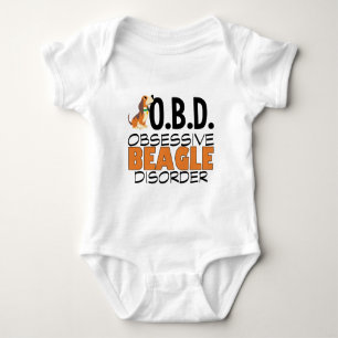 Hübscher Beagle Obsesegment Baby Strampler