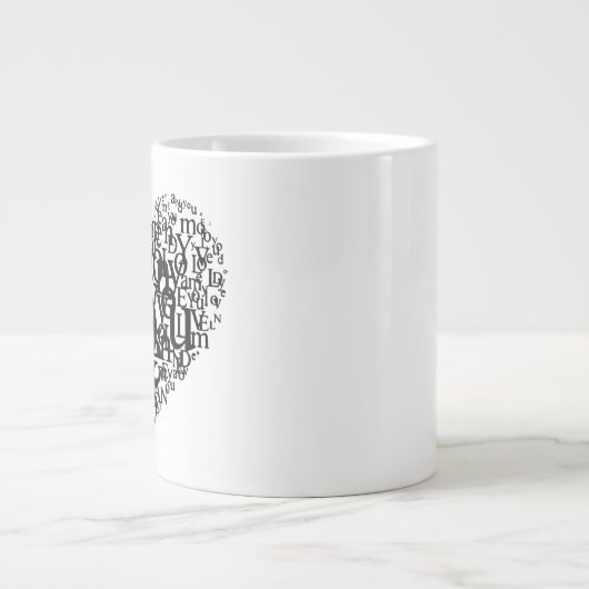 Hübscher Becher Jumbo-Tasse (Vorderseite)