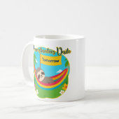 Hübscher Becher mit schönem Design Kaffeetasse (Vorderseite Links)