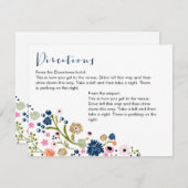 Hübscher Begleitkarte (Vorne/Hinten)