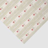 Hübscher, beige Hintergrund botanisch rustikal Seidenpapier (Ausschnitt)