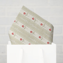 Hübscher, beige Hintergrund botanisch rustikal Seidenpapier