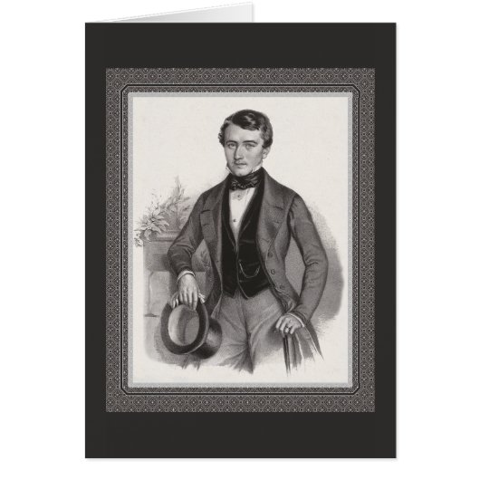 Hübscher Biedermeier Herr-elegantes Vintages (Vorne)