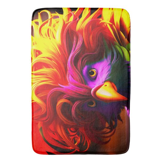 Hübscher Bird Badematte (Vorderseite Vertikal)