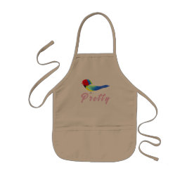 Hübscher Bird Kinderschürze