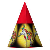 Hübscher Birthday-Pferdehut Partyhütchen (Rückseite)