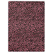 Hübscher Black & Rose Gold Glitzer Klemmbrett (Rückseite)