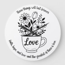 Hübscher Black Tee Cup mit Blume Design