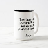 Hübscher Black Tee Cup mit Blume Tasse (VorderseiteRechts)