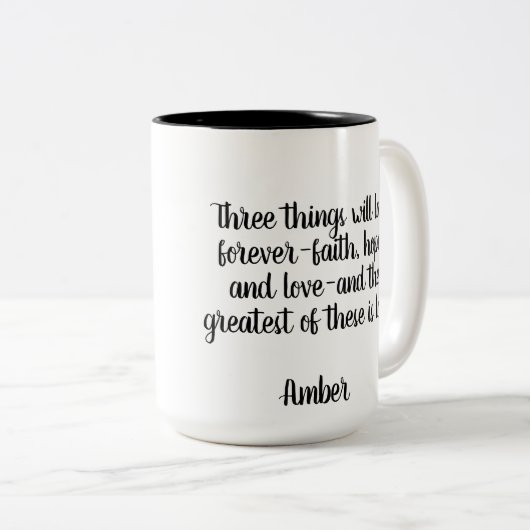 Hübscher Black Tee Cup mit Blume Tasse (VorderseiteRechts)