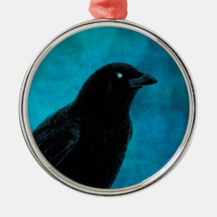 Hübscher Blackbird Ornament Aus Metall