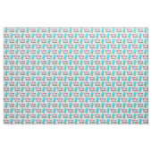 HÜBSCHER BLAUE CROSS I LIEBE JESUS STOFF (Fat Quarter (45,7 x 55,9 cm))