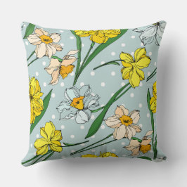 Hübscher blauer Himmelskolka zeigt niedliches flor Kissen