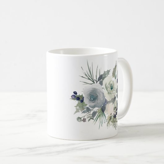 Hübscher blauer Tante Kaffeetasse (VorderseiteRechts)