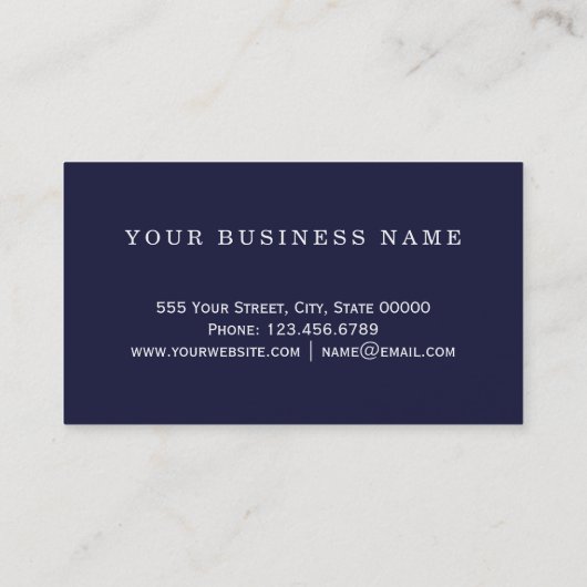 Hübscher blauer und aquamariner Achat Geode Stein Visitenkarte (Rückseite)