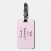 Hübscher Blauer und Gelber Bird auf einem Zweigbil Gepäckanhänger (Rückseite vertikal)