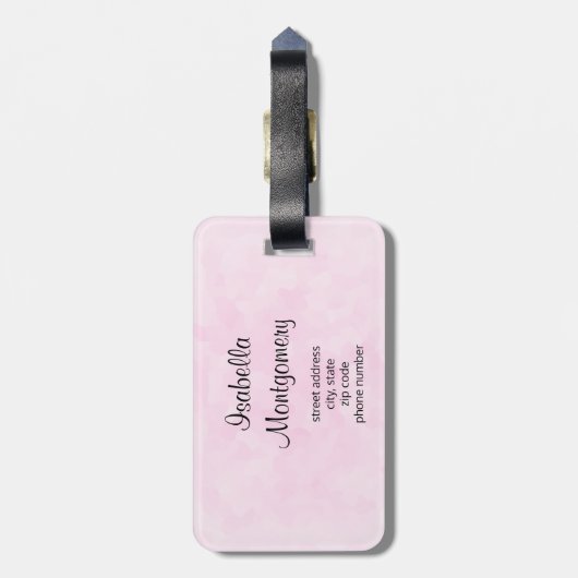 Hübscher Blauer und Gelber Bird auf einem Zweigbil Gepäckanhänger (Rückseite vertikal)