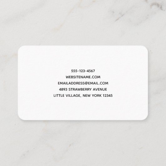 Hübscher Blauer und Gelber Bird auf einem Zweigbil Visitenkarte (Rückseite)