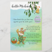 Hübscher Blue Letter aus Osterhase (Vorderseite)