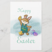 Hübscher Blue Letter aus Osterhase (Rückseite)