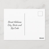 Hübscher Bluebird I Moving Postcard Postkarte (Rückseite)