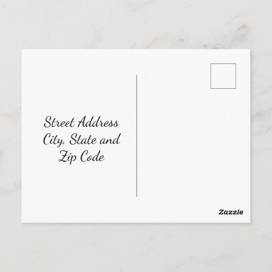 Hübscher Bluebird I Moving Postcard Postkarte (Rückseite)