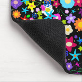 Hübscher Blumen-Stern Mousepad (Ecke)