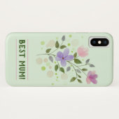 Hübscher Blumenentwurf Personalisierter Handy-Fall Case-Mate iPhone Hülle (Rückseite (Horizontal))