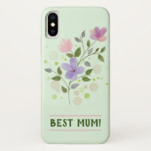 Hübscher Blumenentwurf Personalisierter Handy-Fall Case-Mate iPhone Hülle (Rückseite)