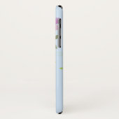 Hübscher Blumenentwurf Personalisierter Handy-Fall Case-Mate iPhone Hülle (Hinten/Links)