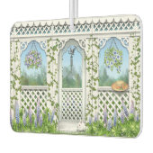 Hübscher Blumengarten Gazebo Design Autolufterfrischer (Links)