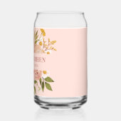 Hübscher Blumengarten Hochzeitskerzenhalter Dosenglas (Links)