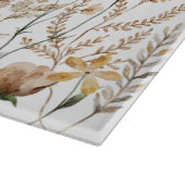 Hübscher Blumengarten Wildblume Schneidebrett (Ecke)